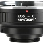 A Canon EOS to C lens mount adapter.